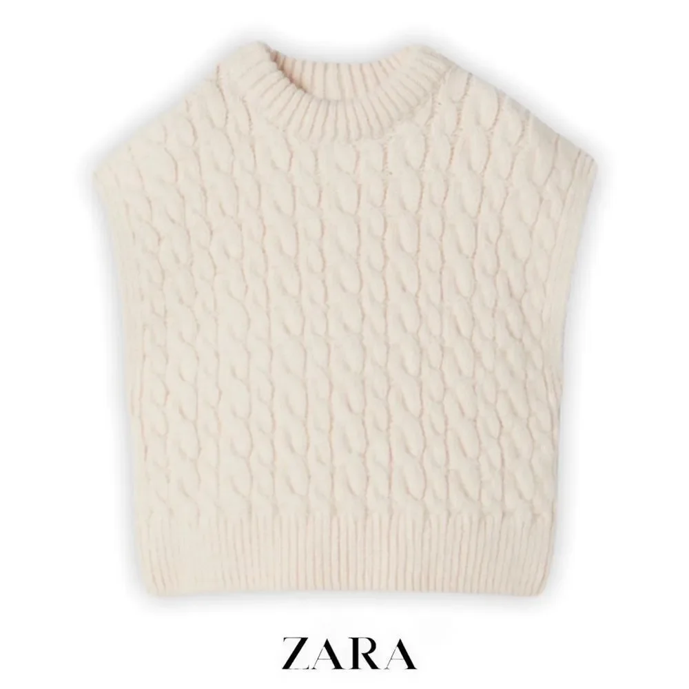 ZARA Kids | Cream | CABLE KNIT PONCHO